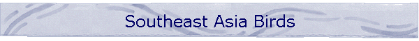 Southeast Asia Birds