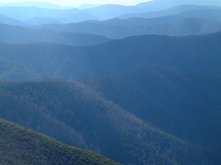 Rugged countryside in Alpine National Park