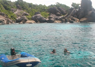 Crystal clear waters of the Similans