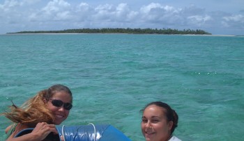 Heading out to explore Nuana in Nekanmue Atoll