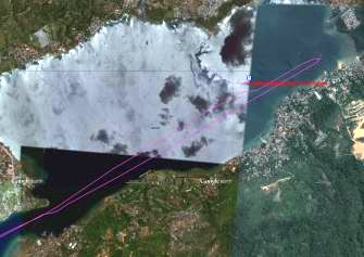 Inner Ambon anchorage and approaches