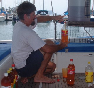 Bottling Bavarian Lager in One15 Marina, Singapore