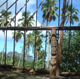 Ancient ceremonial site, Nuku Hiva, Marquesas, Fr. Polynesia