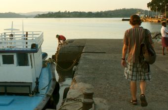 The dinghy dock, by the causeway, Port Blair