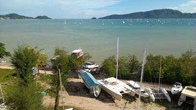 Looking SE towards Langkawi & the Phi Phi islands