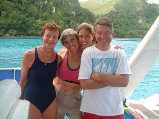 Sue and Amanda with Connie and Peter from Cookie Cutter