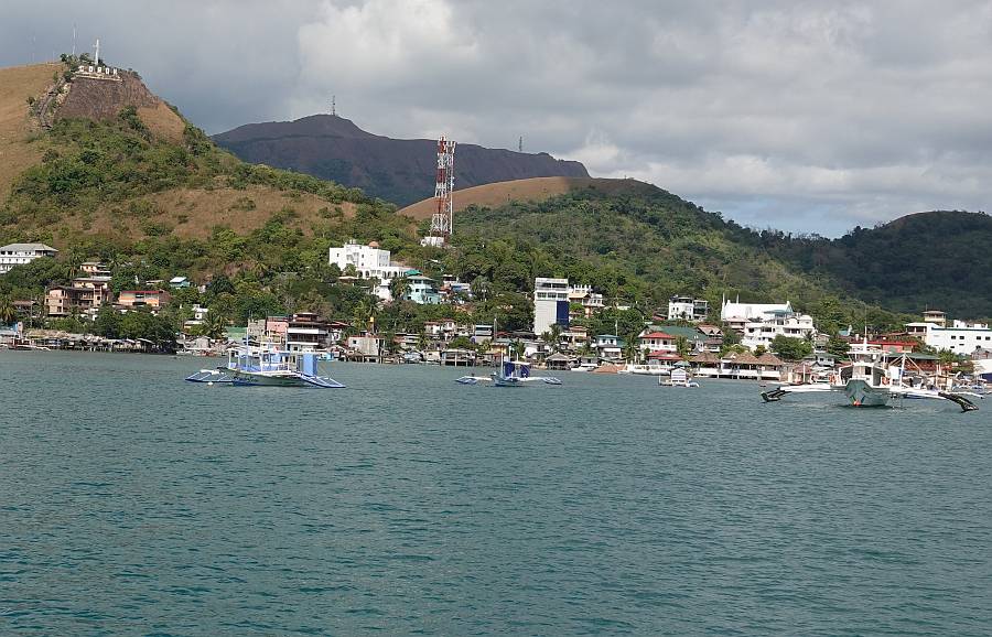 Coron Town from our anchorage