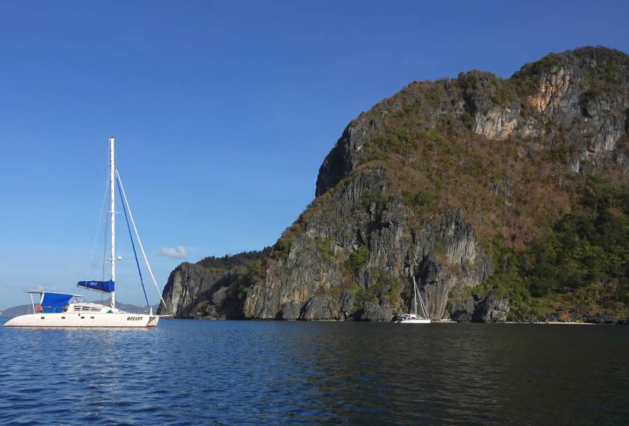 Magnificent anchorage at Corong Corong