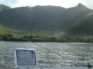 Beautiful hills above Daniel's Bay, Nuku Hiva