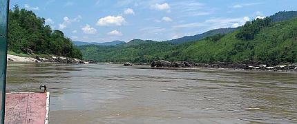 Beautiful scenery, but rocks often narrowed the river a lot