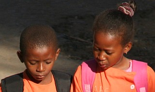 School kids in Diego Suarez, Madagascar