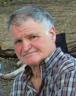Jon's dad, Colin, in the Australian mountains