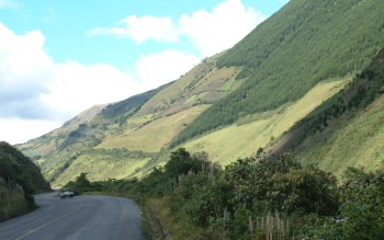 Heading into the highlands from the coast