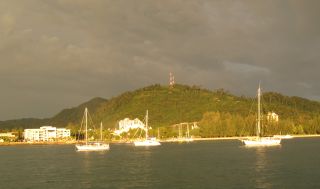 Evening sun on the boats, Kuah, Langkawi, Malaysia