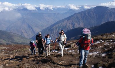 Beautiful views above Laurabinayak