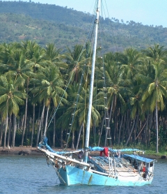 Adonara Is fishing boat