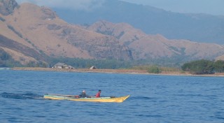 Fishing boat off the coast of Flores, Indonesia