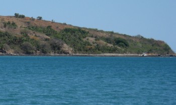 Pimienta as seen from Ocelot (photo by charterers)