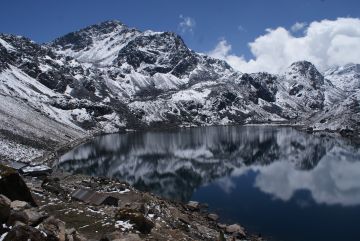 We trekked around Gosainkund Lake, in northern Nepal