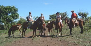 One of our rare and wonderful horseback rides