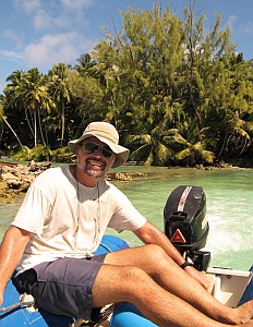 Jon, off Ile de Coin, in Tom Cat