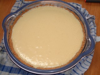 An Ocelot creation: Key Lime Cheesecake Pie