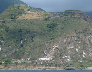 Brimstone Hill with its fort, on St. Kitts