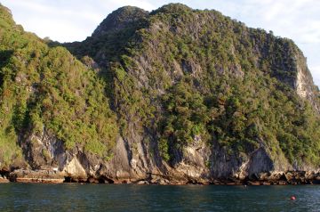 Mooring balls outside Ko Muk/Emerald Cave.