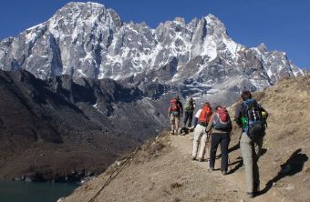 Heading up Renjo La (Pass)