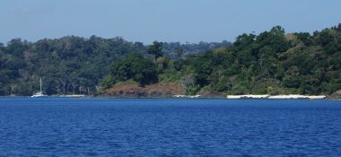 Chiryatapu Anchorage. More beach visible from boat.