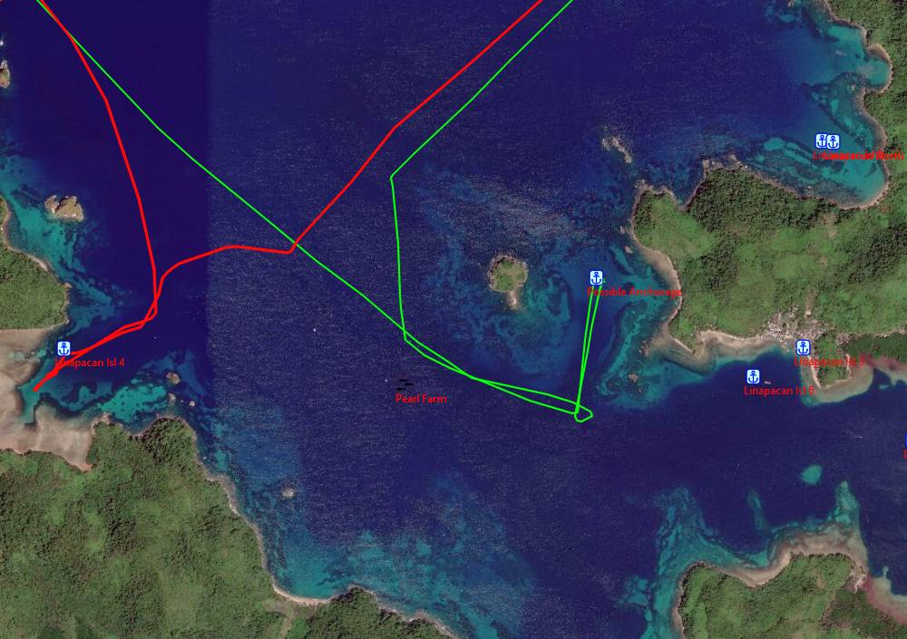 NW Bay and San Pedro anchorages and approaches