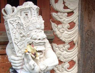 Temple entrance in the king's summer palace