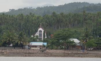 Christian end of Majaan village