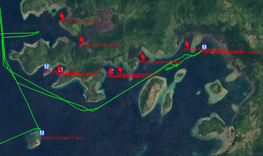 Malampaya Sound Typhoon Anchorages