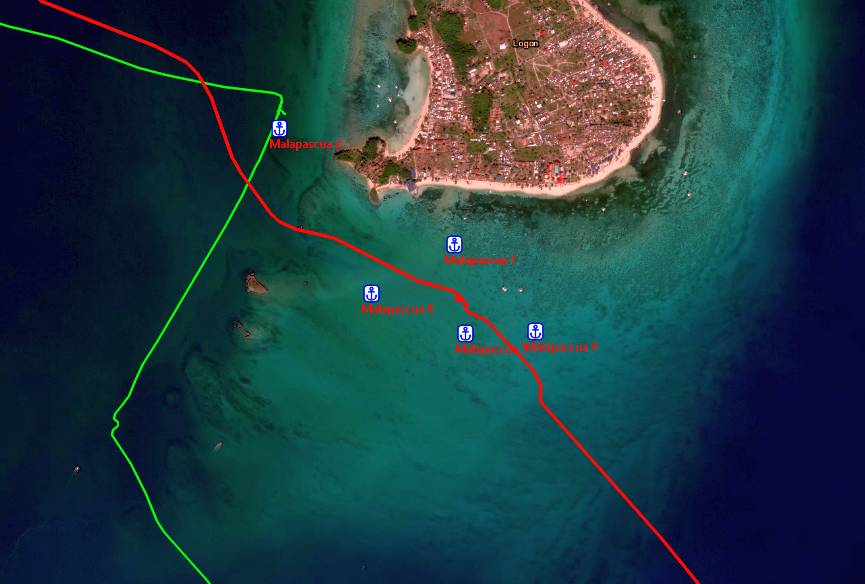 Malapascua anchorage and approaches