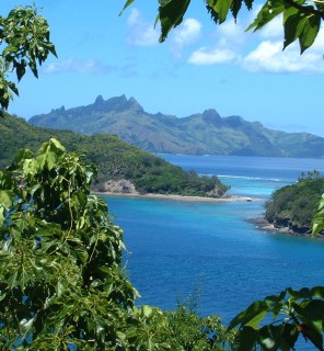 View south from Nanuya to Waya, in the Yasawas