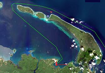 Lombrum (Manus) anchorage and approaches