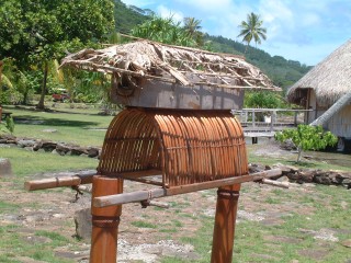 A traditional small offering-house