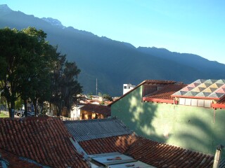 The view from our third floor posada window