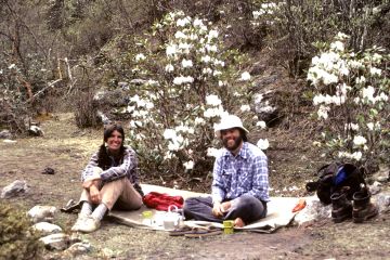 Lunch stop in 1980 - no tea-houses here