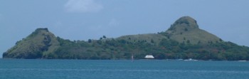 Pigeon "Island" (now a peninsula) and Fort Rodney