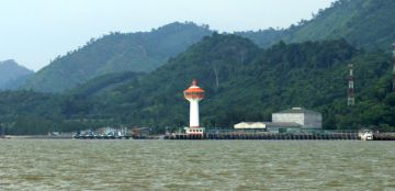 Non-functioning lighthouse, off Ranong 