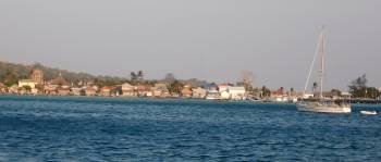 The Karimun Jawa Anchorage, deep but sandy