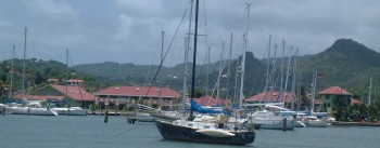 Rodney Bay Marina -- where there used to be cow pastures!