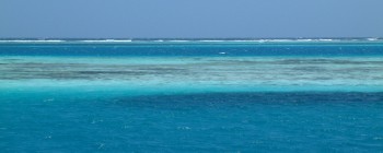 The glorious waters inside the barrier reef