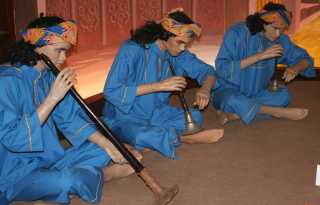 Wax figures of the Sultan's Royal musicians