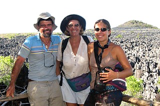 On the edge of Tsingy Rary, a field of karst