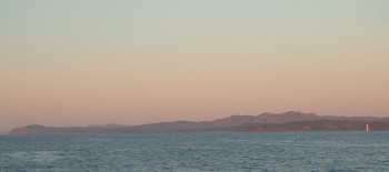 New Caledonia reef entrance at daybreak