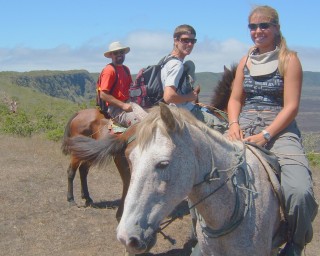 At the rim of the 2nd largest caldera in the world!