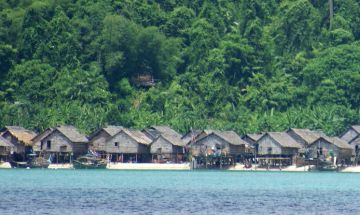 Sea gypsy village, Ko Surin Tai